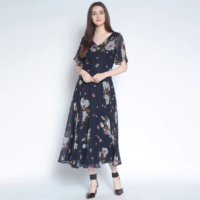 women Floral Maxi Dress