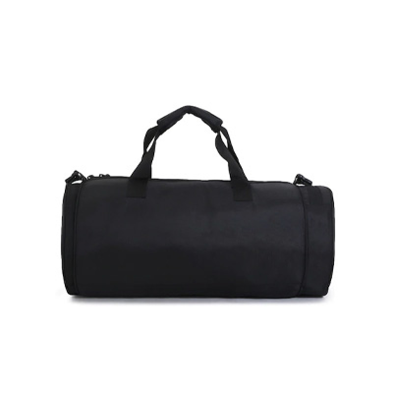 Black Printed Duffel Bag