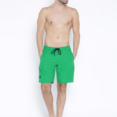 Men Green Swim Shorts