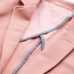 Men Pink Textured Regular Fit Smart Casual Blazer